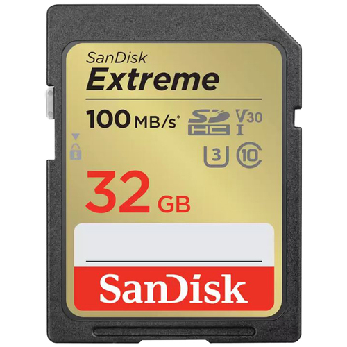 Sandisk Extreme SDHC Memory Card, 32GB (SDSDXVE-032G-ANCIN)