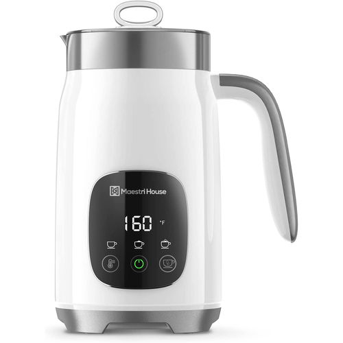 Integrated Milk Frother and Steamer, Moonlight White (MMF9201)