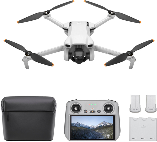 DJI Mini 3 Fly More Combo with RC Remote 4K HDR Portable Drone 