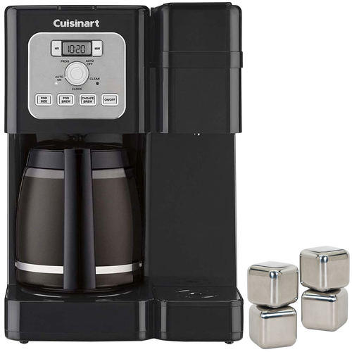 Cuisinart SS-12 Coffee Center Brew Basics (Black/Silver) + Ice Cubes 4 Pack