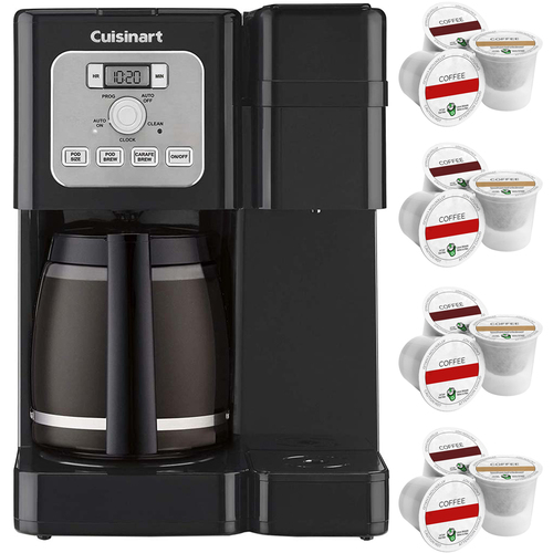 Cuisinart SS-12 Coffee Center Brew Basics (Black/Silver) + K-Cups Pack