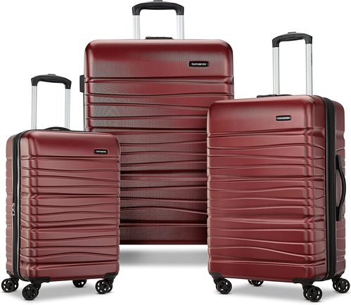 Samsonite Evolve SE 3 Piece Hardside Luggage Set (20`/24`/28`)Matte Burgundy (145796-4387)