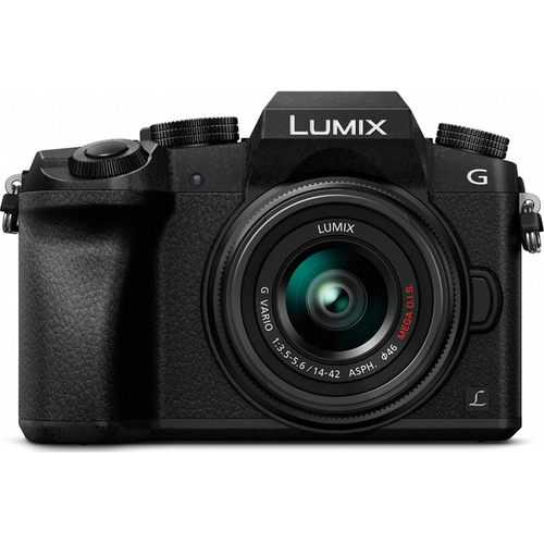 LUMIX G7 Interchangeable Lens 4K Ultra HD Black DSLM Camera with 14-42mm Lens