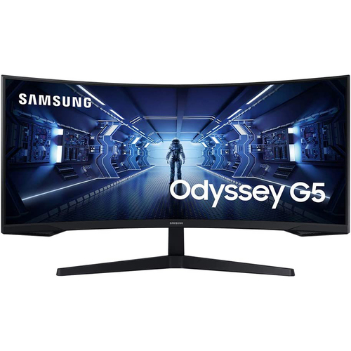 Samsung 34` Odyssey G5 Ultra-Wide Curved Monitor,165Hz, 1ms, FreeSync (LC34G55TWWNXZA)