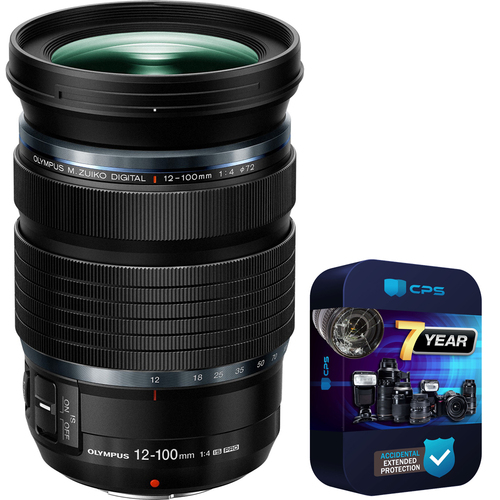 Olympus M.Zuiko Digital ED 12-100mm F4.0 IS PRO Lens + 7 Year Protection Pack