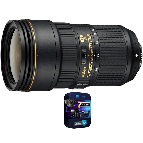 Nikon 24-70mm f/2.8E ED VR AF-S NIKKOR Zoom Lens Nikon DSLR with 7 Year Warranty