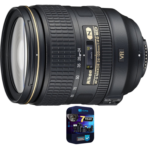 Nikon 24-120mm f/4G ED VR AF-S NIKKOR Lens for Nikon FXDSLR with 7 Year Warranty
