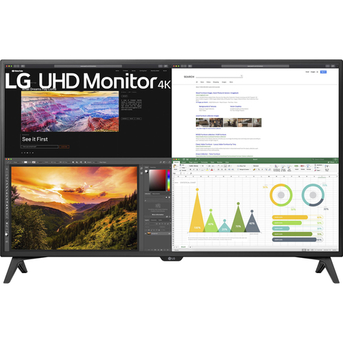 LG 43UN700T-B 43` 4K UHD 3840x2160 IPS USB-C HDR 10 Monitor - Refurbished