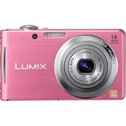 Panasonic Lumix DMC-FH2 14MP Pink Compact Digital Camera w/ 720p 30 fps HD Video