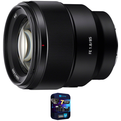 Sony FE 85mm F1.8 Full-frame E-mount Fast Prime Lens + 7 Year Extended Warranty