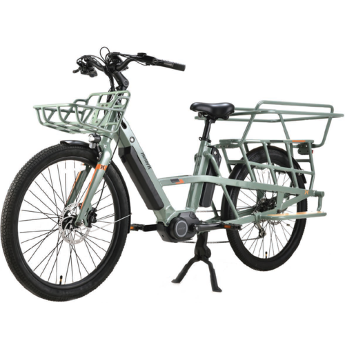 Hurley Bikes Woodrow 19-inch Electric Bike, Green