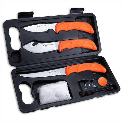 Outdoor Edge WildLite 6-Piece Game Processing Set with Hard-Side Carrying Case (WL-6)