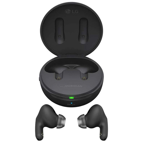 LG TONE Free FP7 Active Noise Cancellation True Wireless UVnano Earbuds, Black
