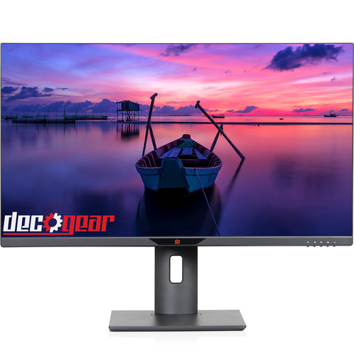 Deco Gear 28` 4K Ultrawide IPS Monitor, 60 Hz, 4 ms, 1 Billion Colors, 100% sRGB, 16:9
