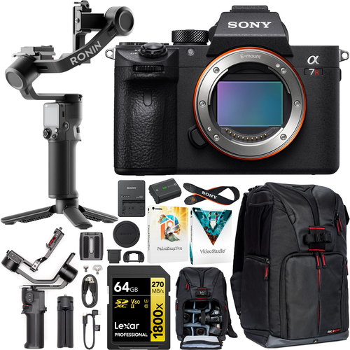Sony a7R III Mirrorless Full Frame Camera Body Kit + DJI RS 3 Mini Gimbal Bundle