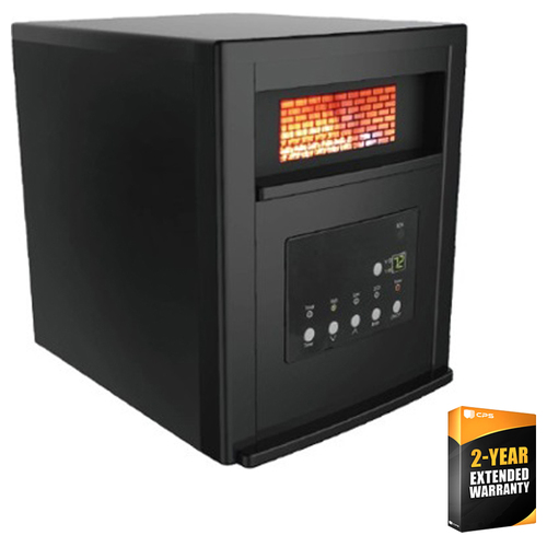 LifeSmart 6-Wrapped Element Infrared Heater w/ 2 Year Extended Warranty