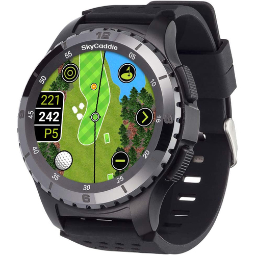 LX5C Golf GPS Watch with Ceramic Bezel - Black