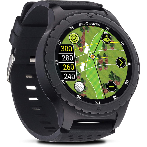 LX5 GPS Golf Watch with Touchscreen Display and HD Color - Black