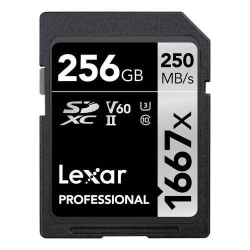 Lexar Professional SDHC / SDXC 1667x UHS-II 256GB Memory Card - Open Box