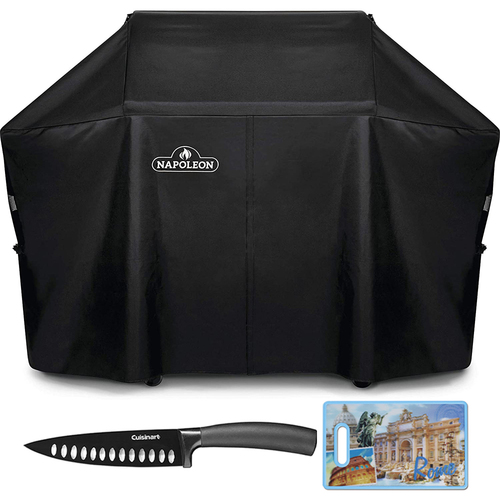 Napoleon PRO 500/Prestige 500 Series Grill Cover with Cutting Board and 6` Knife
