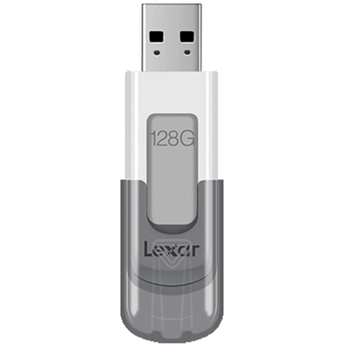 Lexar 128GB JumpDrive V100 USB 3.0 Flash Drive - V100128G-1 - Open Box