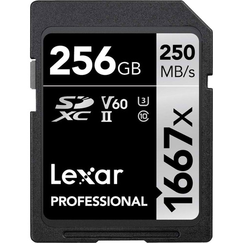Lexar Professional SDHC / SDXC 1667x UHS-II 256GB Memory Card - Open Box
