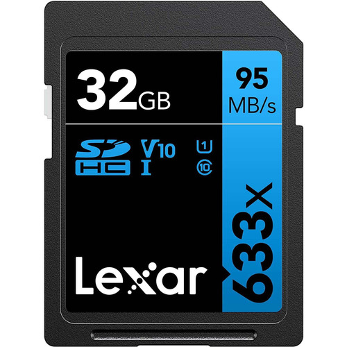 Lexar Professional 633x 32GB SDHC/SDXC UHS-I Card - Open Box