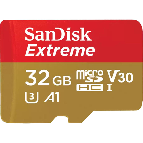 Sandisk SDSQXVF-032G-AN6MA Extreme 32GB microSD UHS-I Card with Adapter - Open Box