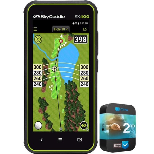 SkyCaddie Handheld Golf GPS with 4` Touch Display Black + 2 Year Warranty