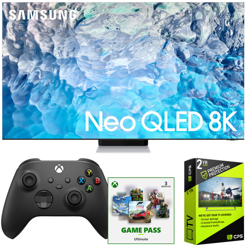 Samsung QN85QN900B 85` Neo QLED 8K Smart TV (2022) Ultimate Bundle with Xbox Controller