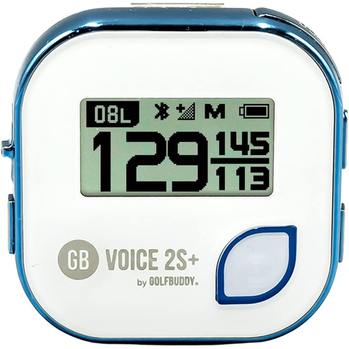 Golf Buddy Voice 2S+ Talking Handheld Golf GPS, Blue (GB7-VOICE2-S+-BLU)