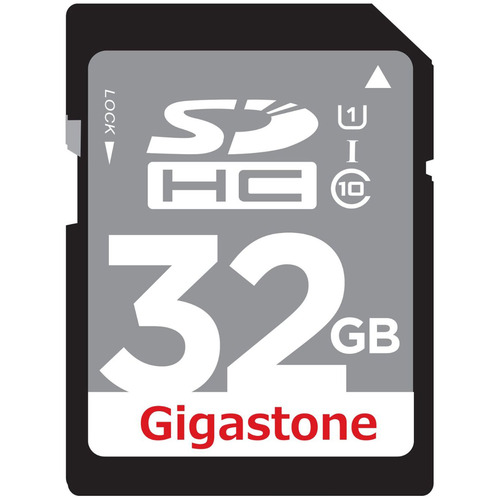 Gigastone 32GB Class 10 UHS-1 SDHC Memory Card Up to 45MB/s (GS-SDHCU132G-R)