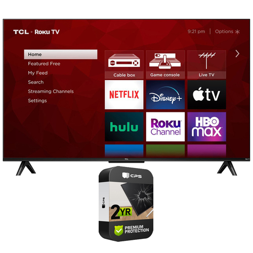 TCL 32` Class 3-Series Full HD 1080p LED Smart Roku TV with 2 Year Warranty