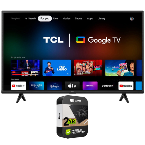TCL 50` Class 4-Series 4K UHD HDR Smart Google TV with 2 Year Extended Warranty