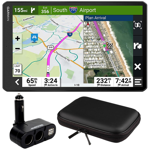 Garmin 010-02749-00 RV 1095 10` RV GPS Navigator + Accessories Bundle
