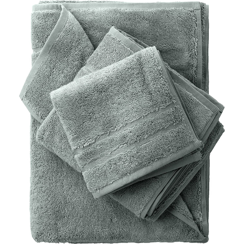 Cariloha Organic Bamboo-Viscose and Turkish Cotton 3 Towel Set, Ocean Mist