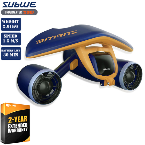 Sublue WhiteShark Mix Underwater Scooter Dual Motors + 2 Year CPS Protection Pack