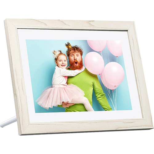 Dragon Touch Classic 10` Wi-Fi Digital Picture Frame in White - XKS0001-WT-US2, Open Box