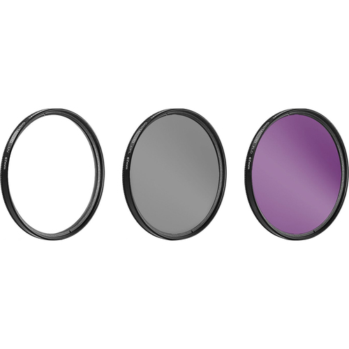 General Brand 67mm UV, Polarizer & FLD Deluxe Filter kit (set of 3 + carrying case) - Open Box