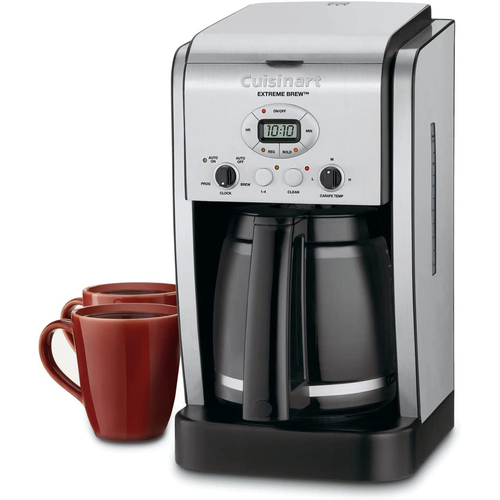Cuisinart Extreme Brew 12-Cup Programmable Coffeemaker, Black/Stainless Steel (DCC-2650P1)