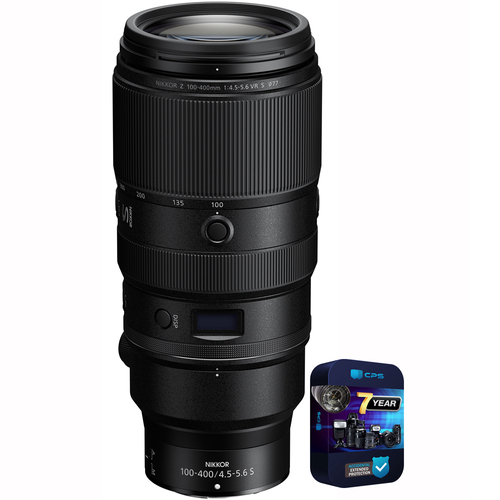 Nikon NIKKOR Z 100-400mm f/4.5-5.6 VR S Telephoto Zoom Lens with 7 Year Warranty