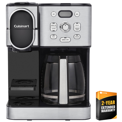 Cuisinart SS-16 Coffee Center Combo, Stainless Steel w/ 2 Year Extended Warranty