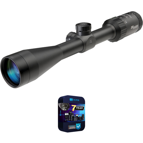 Sig Sauer Whiskey3 Riflescope 3-9X40 QuadPlex Illuminated Reticle w/ 7 Year Warranty