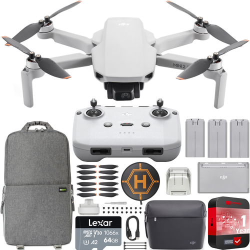DJI Mini 2 SE Drone Fly More Combo Kit with RC-N1 Remote + Pro Accessories Bundle