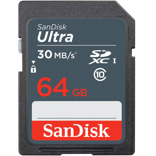 Sandisk 64GB Ultra SDXC Memory Card Class 10/UHS-I, 140MB/S