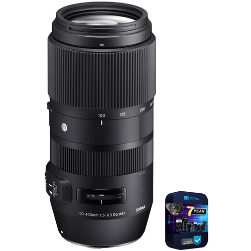 Sigma 100-400mm F5-6.3 DG OS HSM Telephoto Lens (Canon) w/ 7 Year Warranty