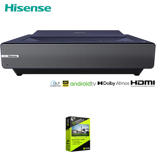 Hisense PX1 Trichroma Laser Ultra-Short Throw Cinema Projector, Black w/ 4 Yr Warranty