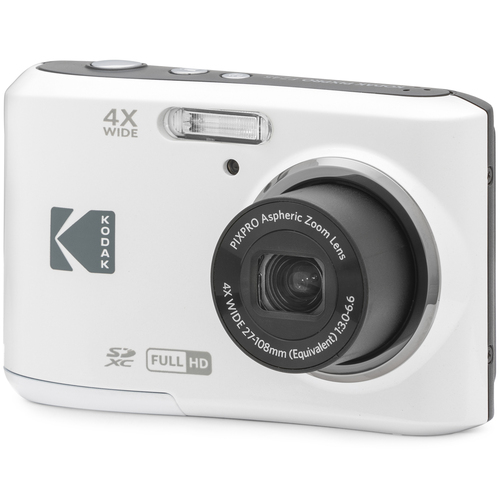 Kodak PIXPRO FZ45 16MP Digital Camera, White - FZ45WH - Open Box