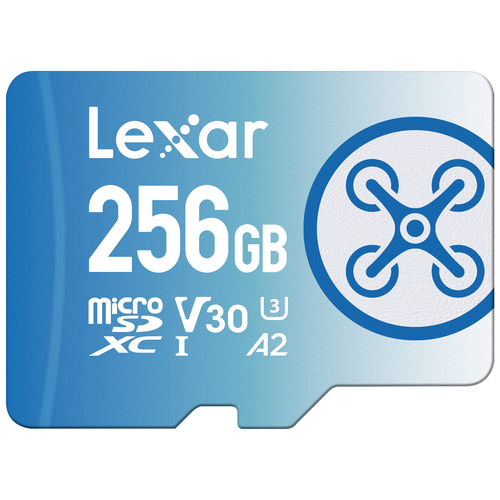 Lexar 256 GB FLY microSDXC UHS-I Memory Card (LMSFLYX256G-BNNNG)