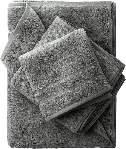 Cariloha Organic Bamboo-Viscose and Turkish Cotton Towel Set Towel Set for Face and Body